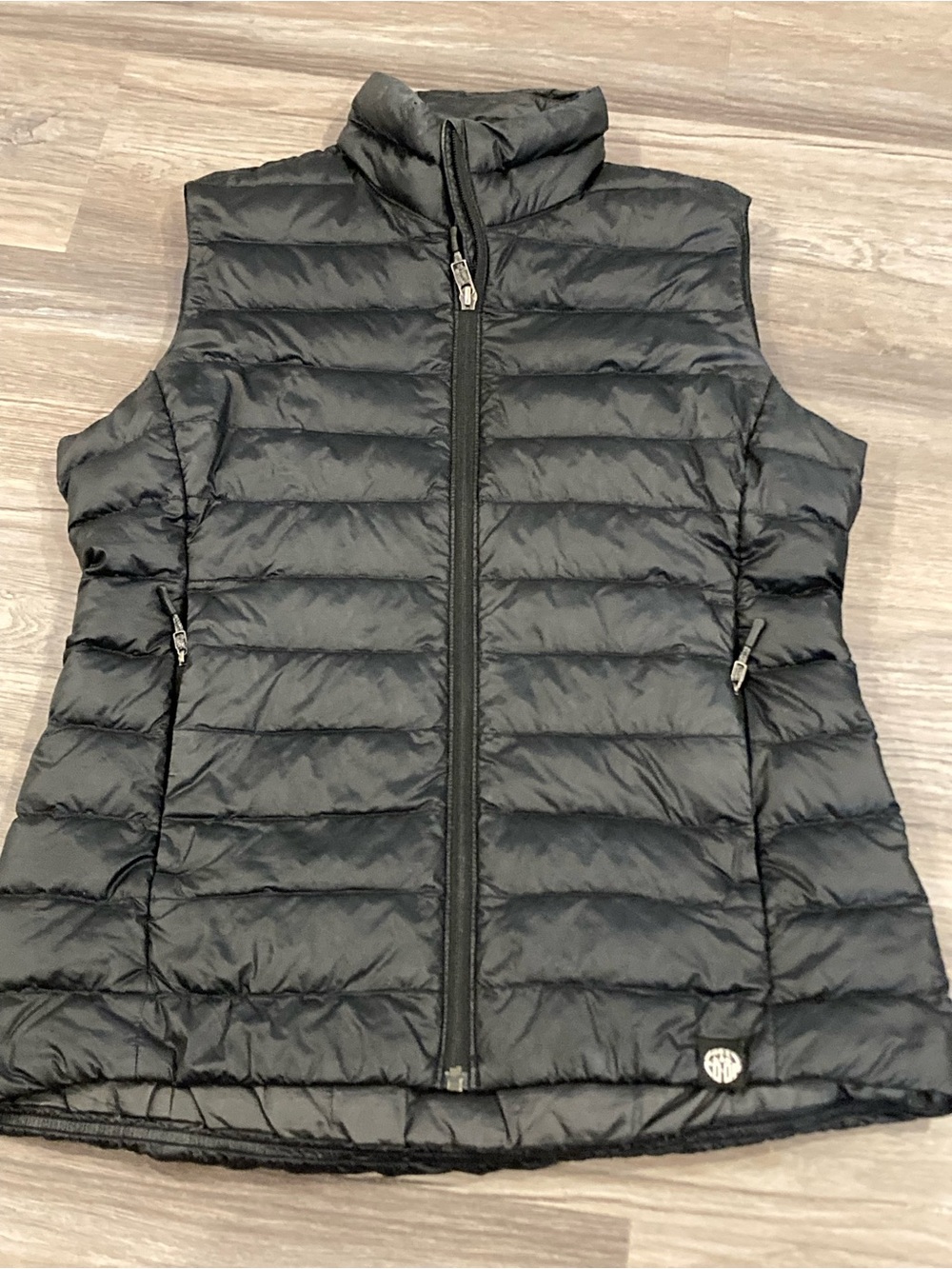 REI Black Quilted Down Puffer Vest